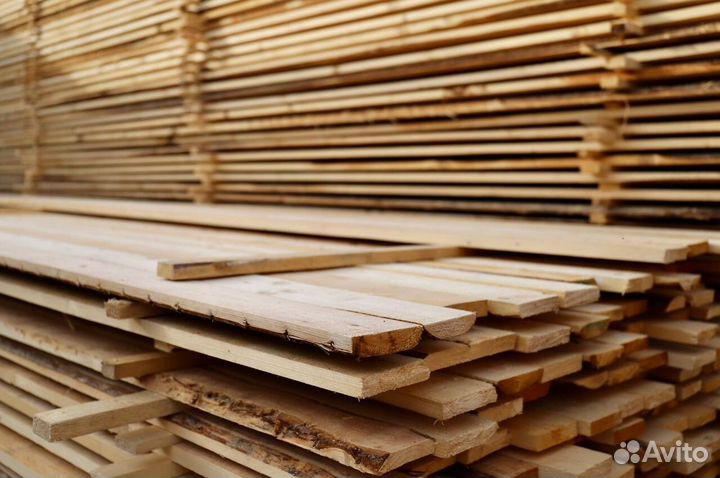 Доска обрезная 1 и 2 сорт