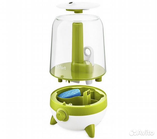 Увлажнитель воздуха Kitfort кт-2828-3 бело-бирюзов