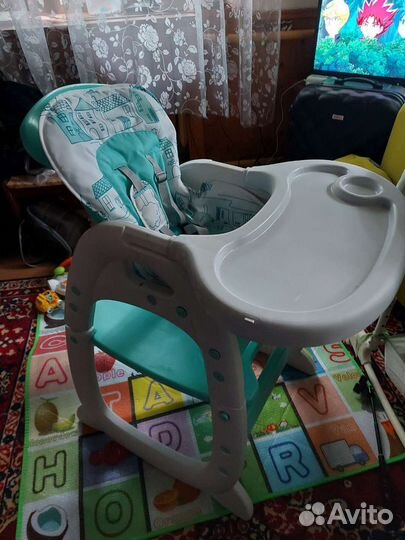 Стул для кормления 2в1 Babyton City Green