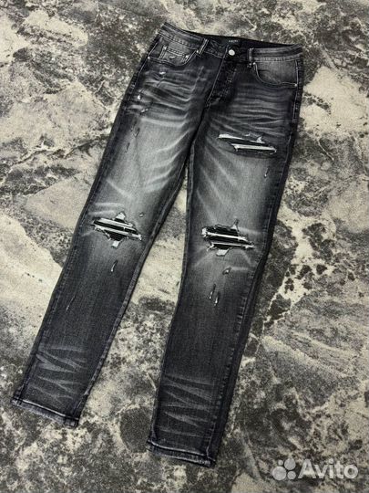 Джинсы Amiri slim fit drill