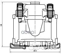 Суппорт торм. daewoo nexia (94) /chevrolet lanos