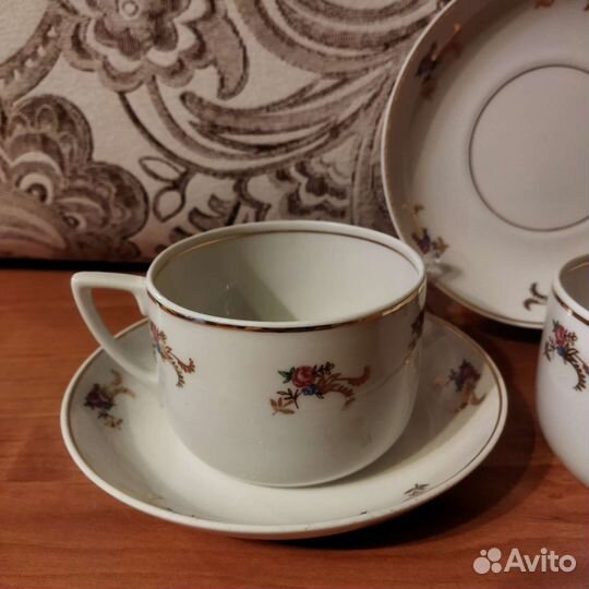 Чайные пары фарфор Вербилки