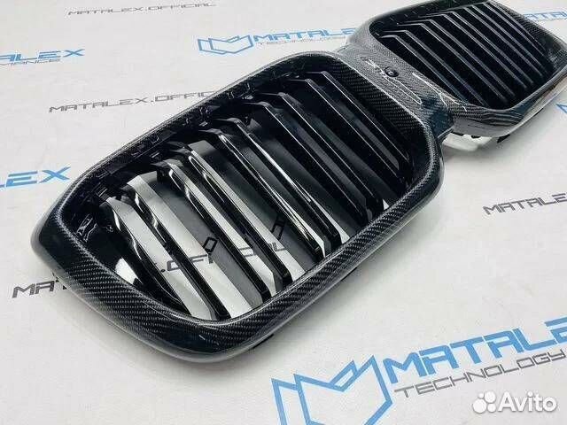Решетка радиатора BMW G01 G02 рест, М, карбон