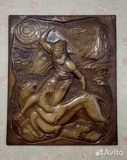 Картина из гипса