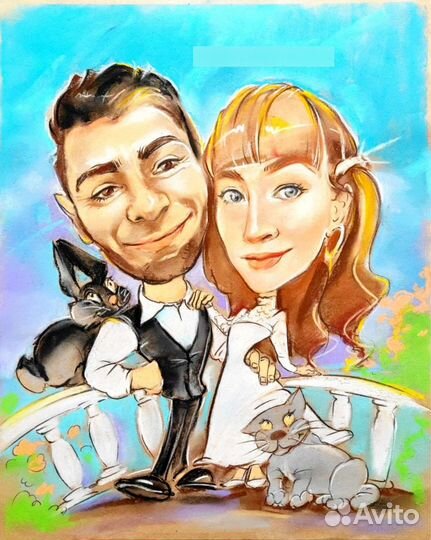 Шаржи на заказ по фото