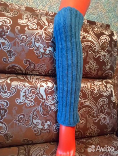 Гетры вязаные высокие