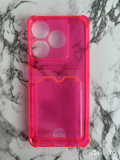 Чехол Tecno Spark 10 / 10C с карманом для карт