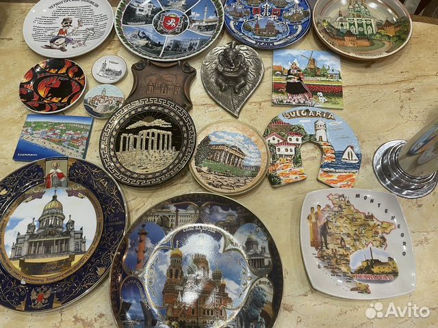 Сувенирные тарелки разных стран купить в Москве | Хобби и отдых | Авито