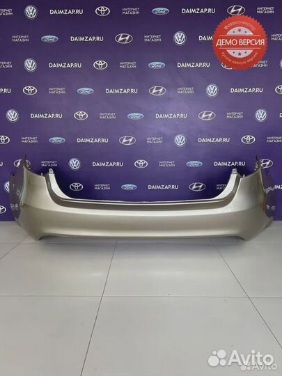 Бампер Задний Kia Rio 3 (11-14) / золотистый