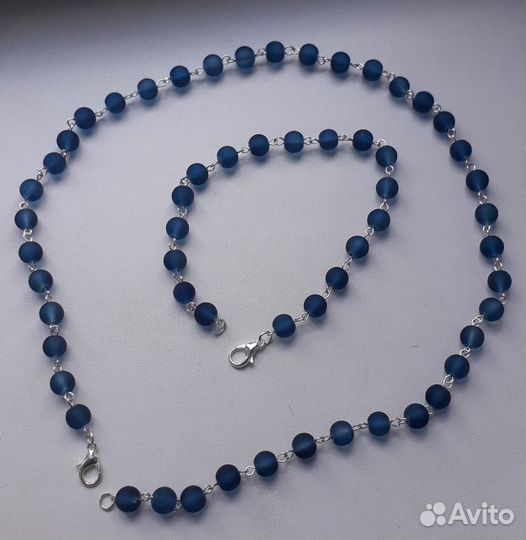 Ожерелье-колье из бусин и браслет,трансформер