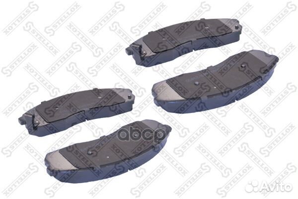 832 002B-SX колодки дисковые передние с антиск