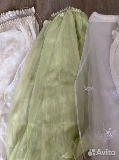 Тюли короткие на дачу