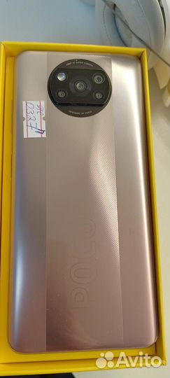 Смартфон Xiaomi poco X3 PRO M2102J20SG золотистый