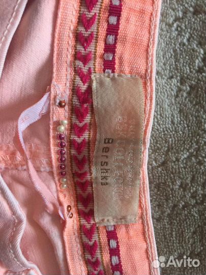 Шорты бордовые и персиковые