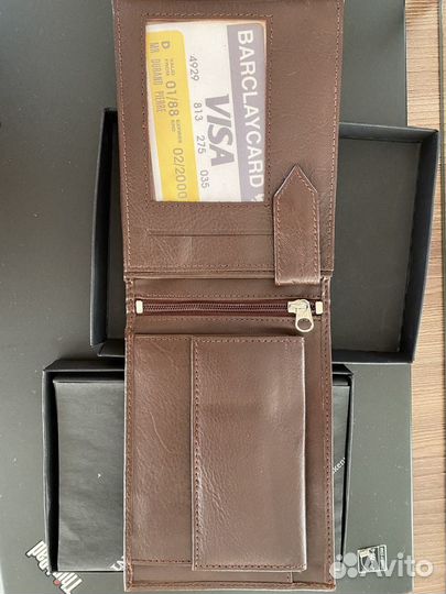 Кошелёк мужской кожаный