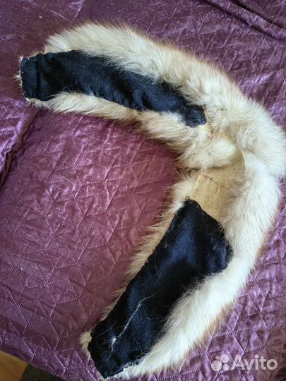 Меховой воротник песец