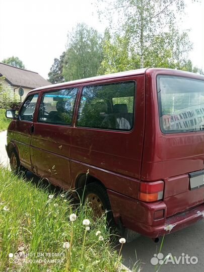 Volkswagen Transporter 2.4 МТ, 1991, 429 000 км