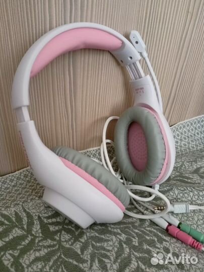 Игровые наушники с микрофоном