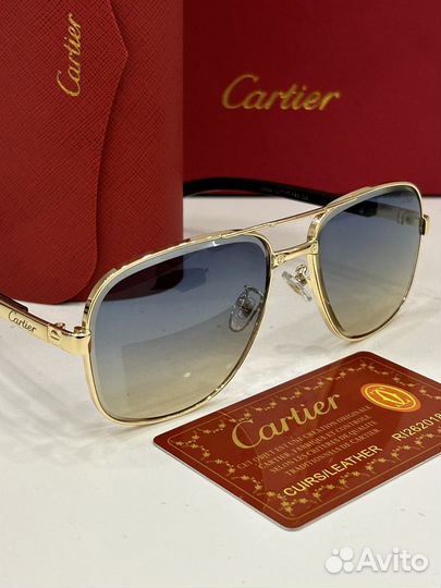 Солнцезащитные очки мужские cartier