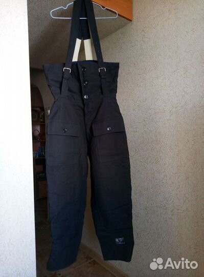 Брюки меховые полукомбинезон овчина р48-50