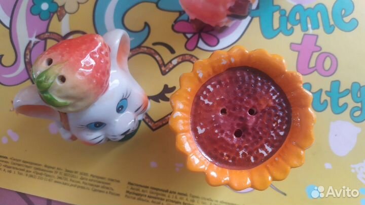 Блюдо большое СССР Наборы для специй Кувшинчик