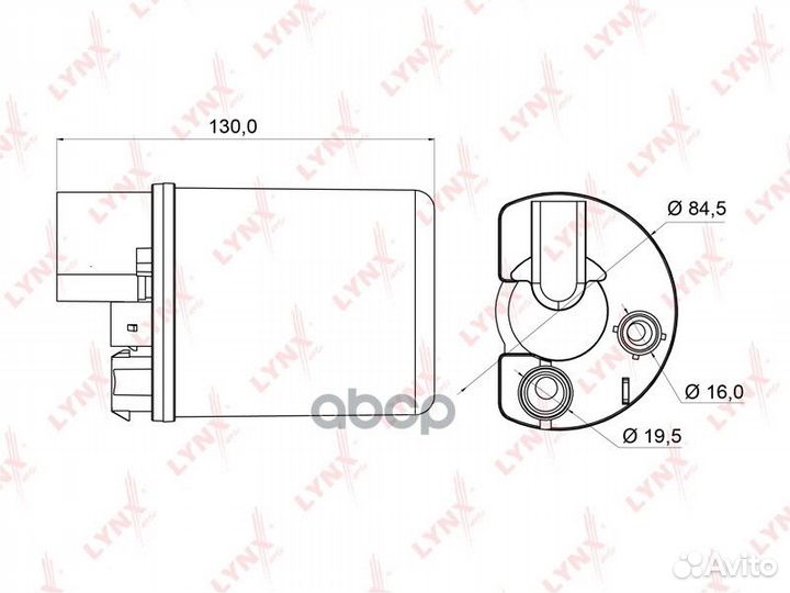 Фильтр топливный LF960M lynxauto