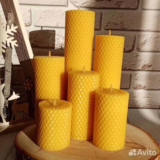 Свечи из натуральной вощины