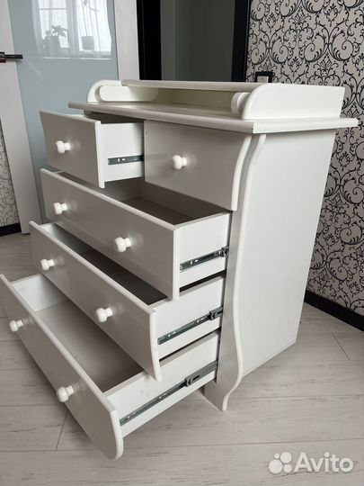 Комод пеленальный Гандылян из массива бука