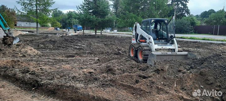 Услуги, аренда минипогрузчика Bobcat S185