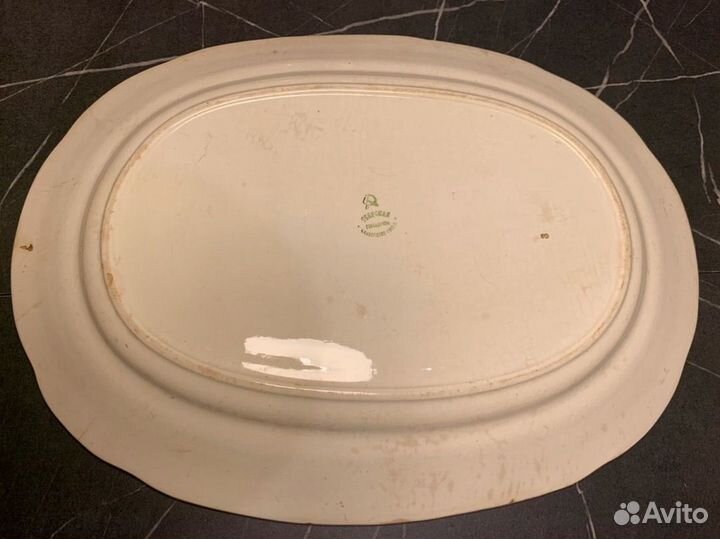 Блюдо фаянсовое Тверская Госфабрика