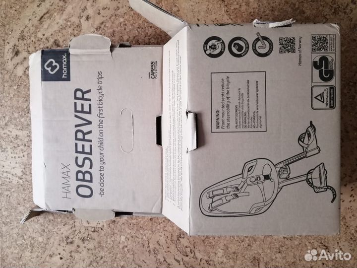 Детское кресло на велосипед