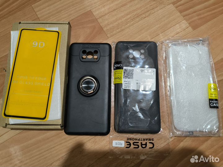 3 чехла+стекло для Xiaomi Poco X3 Pro