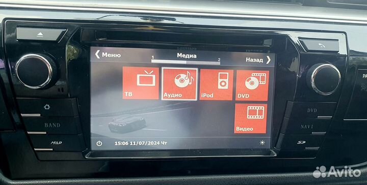 Магнитола toyota corolla 170