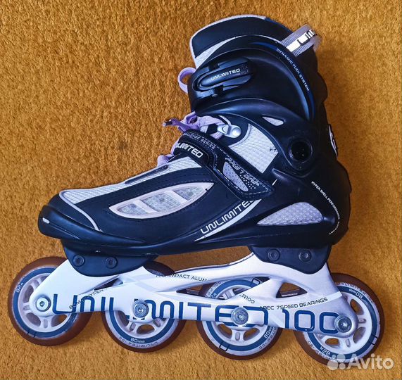 Ролики unlimited 100. 39 размер