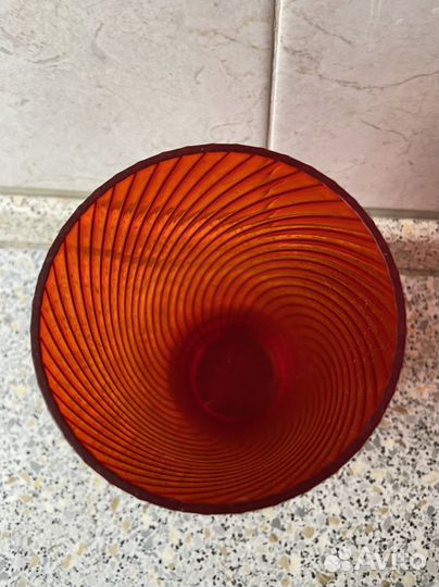 Ваза цветное стекло СССР