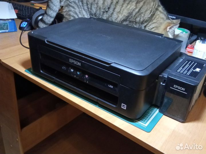 Мфу струйный с снпч Epson L222
