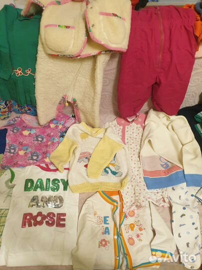 Вещи пакетом на девочку от 0 до 1 года