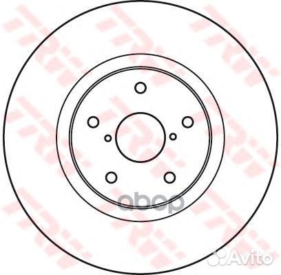 Диск тормозной перед subaru tribeca (B9) 3