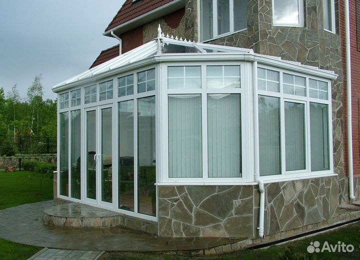 Остекление беседки