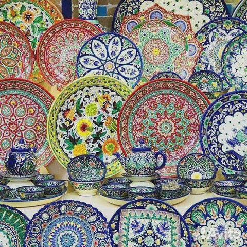 Ляганы, чайные наборы, узбекская посуда