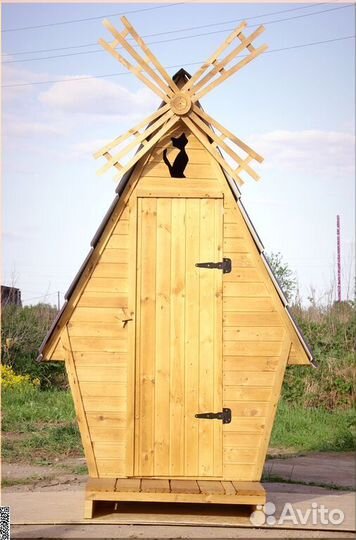 Уличный туалет с установкой SUN336