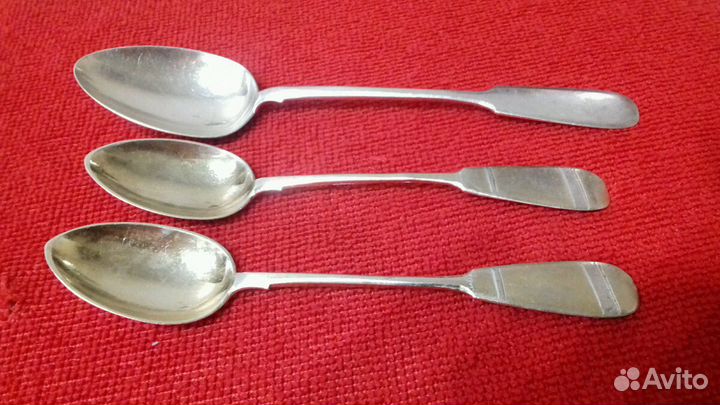 Ложка (серебро 84 проба золочение )