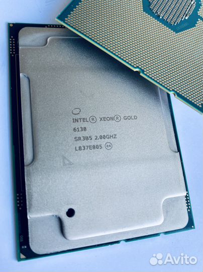 Процессор Intel Xeon Gold 6138 2.0/3.7Ghz