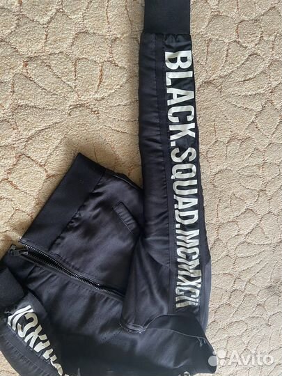 Бомбер black squad M