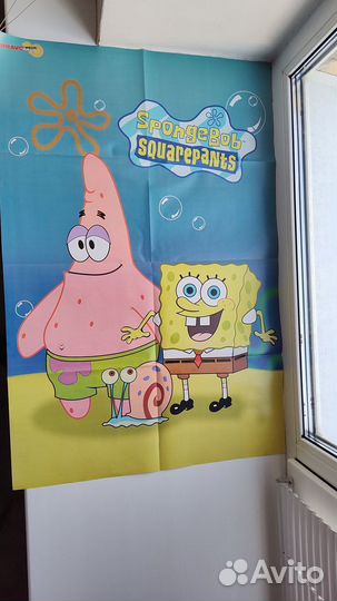 Постер Плакат Симпсоны / Губка Боб