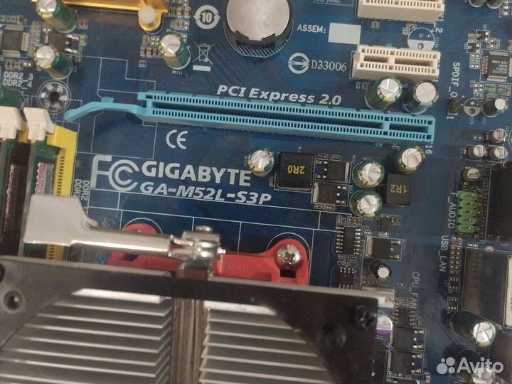 Материнская плата с процессором