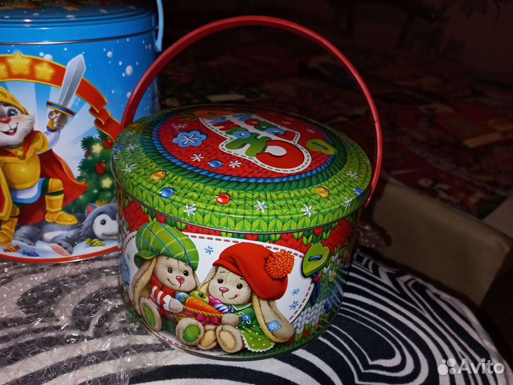 Жестяные банки для Новогодних подарков - Новые