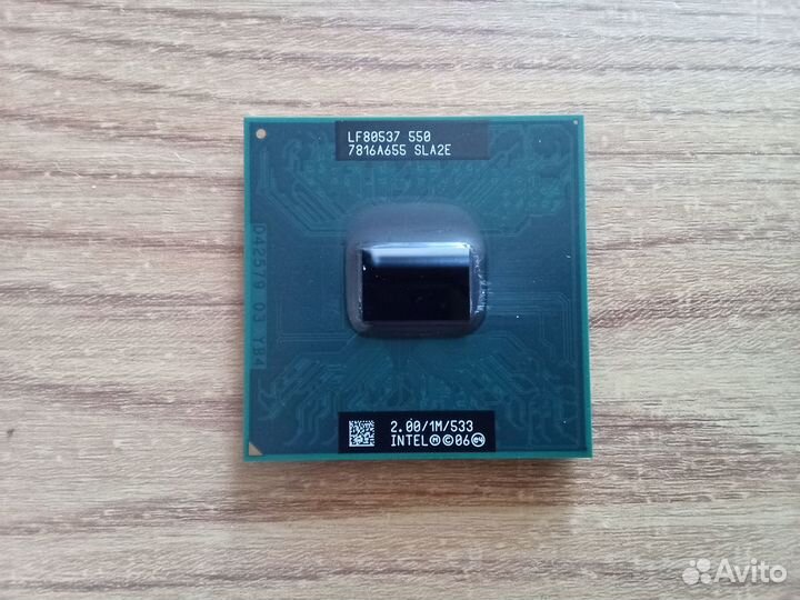 Процессор для ноутбука Intel Celeron M 550 SLA2E