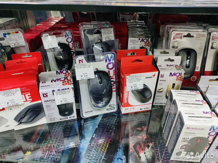 Мышки компьютерные в ассортименте