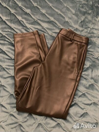 Брюки кожаные
